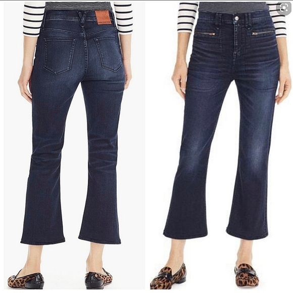 J. Crew Pants - J Crew Point Sur Demo Boot Crop High Rise